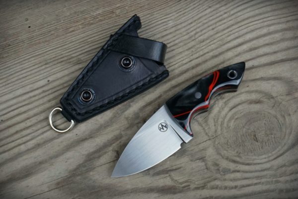 Neck Knife Ekto Kirinite Lava