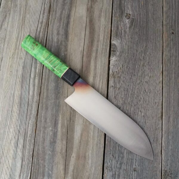 Küchenmesser Santoku 180 Kastanie – Bild 4