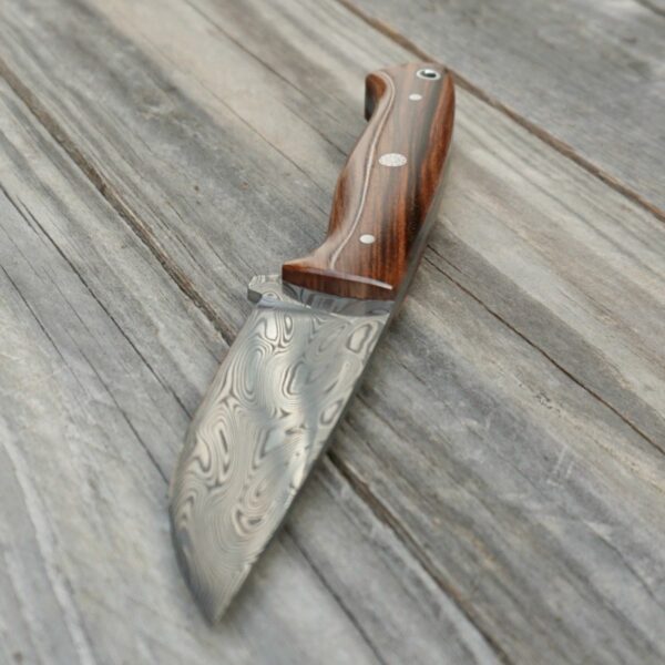 Jagdmesser kompakt Damast Thor – Bild 2