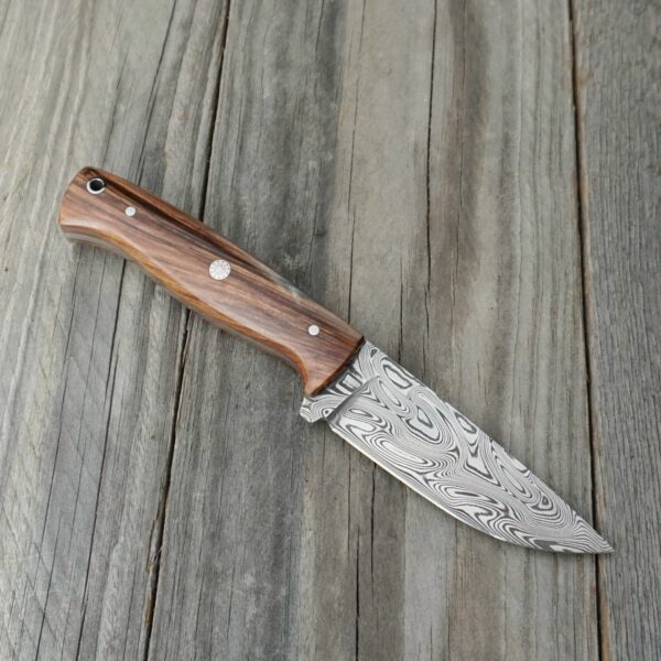 Jagdmesser kompakt Damast Thor – Bild 3