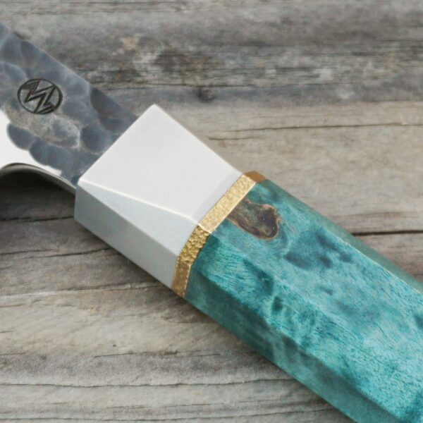 Küchenmesser Gyuto 210 Maserbirke – Bild 7