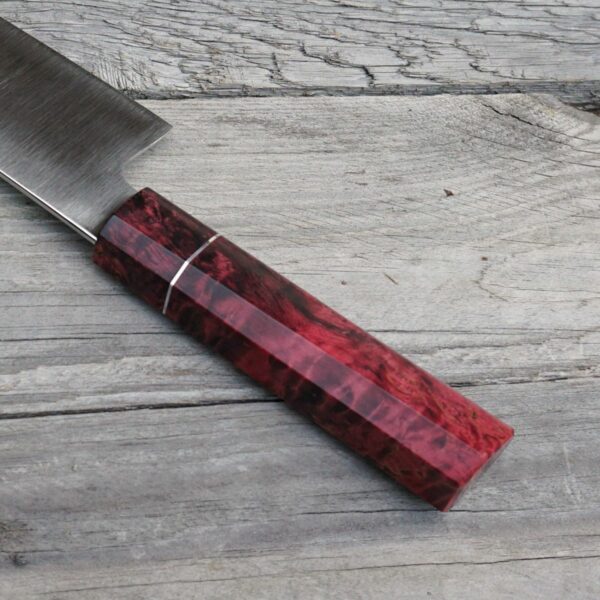 Küchenmesser Santoku 180 Maserbirke – Bild 4