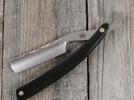 Rasiermesser Ebenholz und Messing