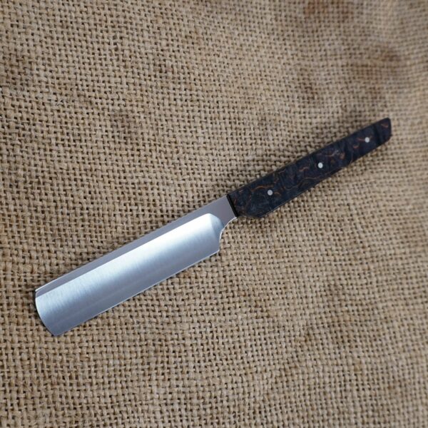 Rasiermesser Kamisori mit Maserbirke-Griff