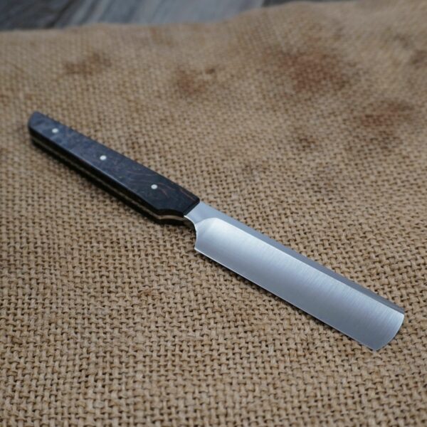 Rasiermesser Kamisori mit Maserbirke-Griff – Bild 6