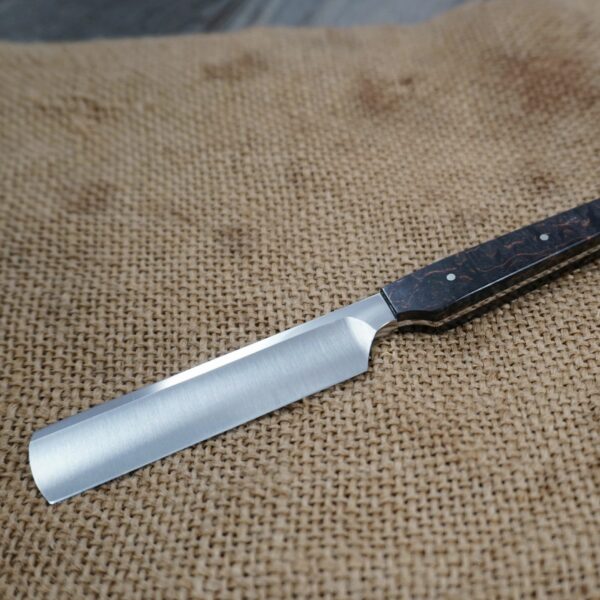 Rasiermesser Kamisori mit Maserbirke-Griff – Bild 4