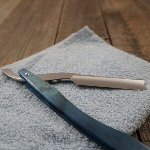 Rasiermesser 5/8'' mit Heft aus Maserbirke – Bild 6