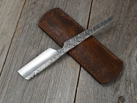 Rasiermesser Kamisori geschmiedet mit franz. Kopf u. Filework